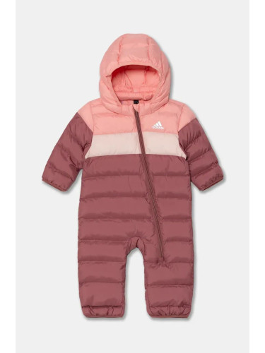 Детски гащеризон adidas I SNOWSUIT в розово IX3248