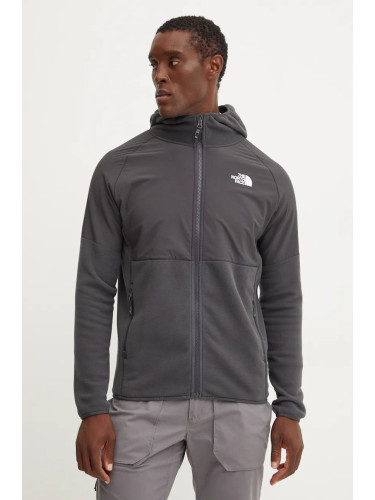 Спортен суичър The North Face Glacier Heavyweight в сиво  NF0A89JJ03B1