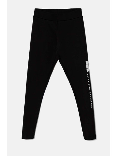 Детски клин The North Face VERTICAL GRAPHIC LEGGINGS в черно с принт NF0A89HVJK31