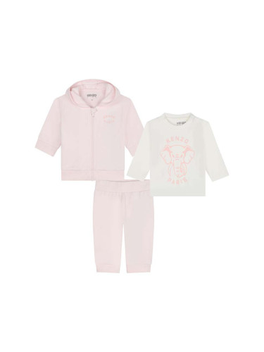 Комплект за бебета Kenzo Kids в бежово K60460