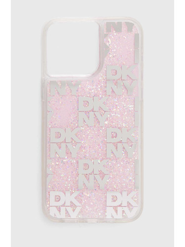 Кейс за телефон Dkny iPhone 15 Pro Max 6.7" в розово DKHCP15XLCPEPP