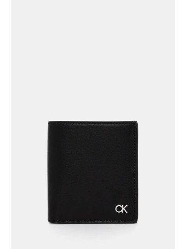 Кожен портфейл Calvin Klein мъжки в черно K50K512290