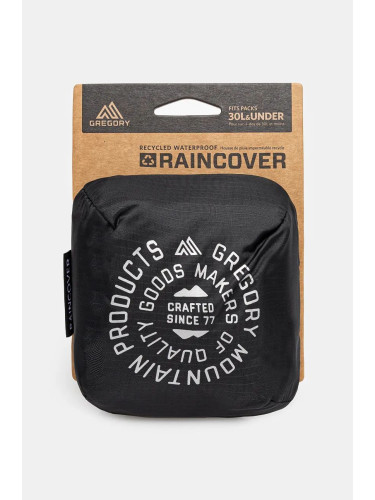 Дъждобран за раница Gregory Raincover 30L в черно RAINCOVER.30L