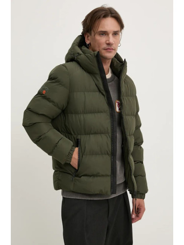 Яке Superdry в зелено зимен модел M5011905A-ZC3