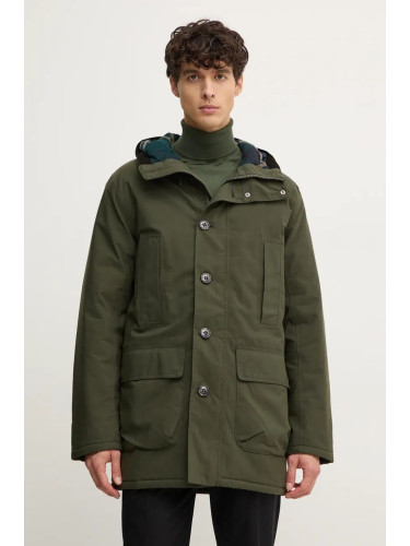 Яке Barbour Winter Beaufort Waterproof Parka в зелено зимен модел MWB1126