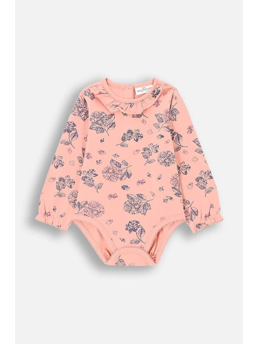 Бебешко боди Coccodrillo FLOWERS GIRL NEWBORN