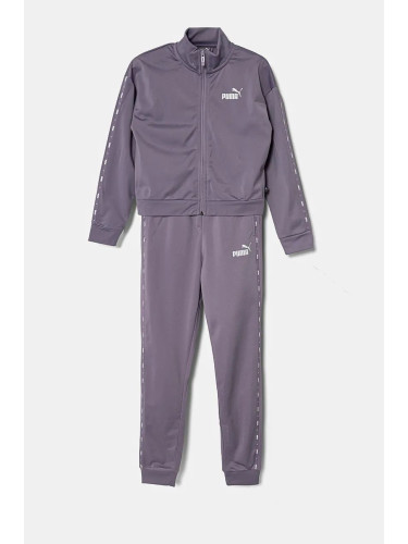 Детски анцуг Puma ESS TAPE Tricot Suit cl в лилаво 680319