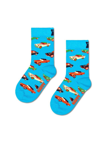 Детски чорапи Happy Socks Kids Car Sock в синьо P001454