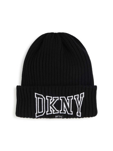 Детска шапка Dkny в черно  D62069