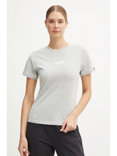 Памучна тениска Ellesse Beckana Tee в сиво SGP16458