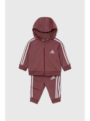 Бебешки анцуг adidas I 3S SHINY TS в розово IV7400