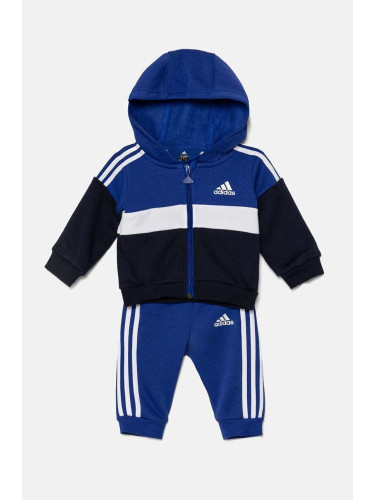 Бебешки анцуг adidas I 3S TIB FL TS в тъмносиньо IW3492