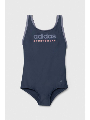 Детски цял бански adidas Performance SPW UBSUITIDS в синьо IT2718