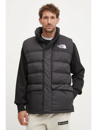 Елек The North Face Limbara Insulated Vest мъжки в черно зимен модел NF0A89G6JK31