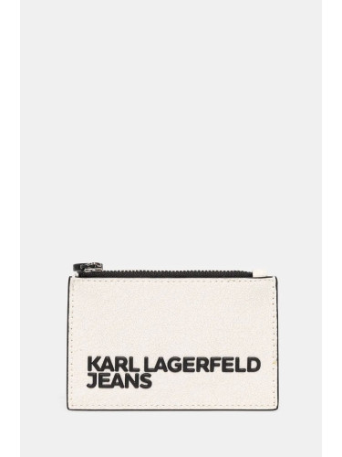 Калъф за карти Karl Lagerfeld Jeans в бяло 246J3056