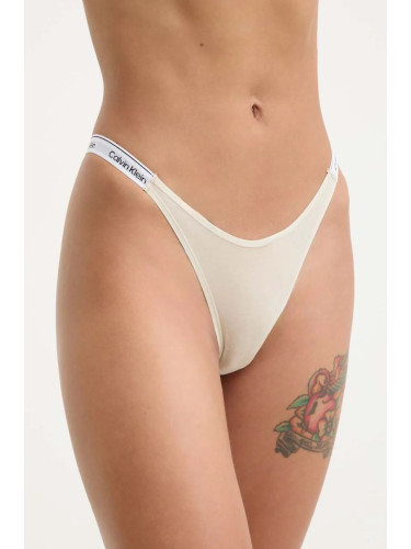 Прашки Calvin Klein Underwear в бежово 000QD5157E