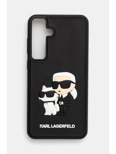 Кейс за телефон Karl Lagerfeld S24+ S926 в черно KLHCS24M3DRKCNK