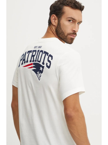 Памучна тениска Nike New England Patriots в бежово с принт N199-11K-8K-8AB