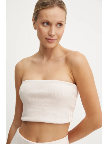 Топ adidas Originals Femme Galore Rib Tube Top в розово JN3025