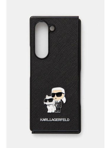 Кейс за телефон Karl Lagerfeld Z Fold6 F956 в черно KLHCZFD6SAPKCNPK