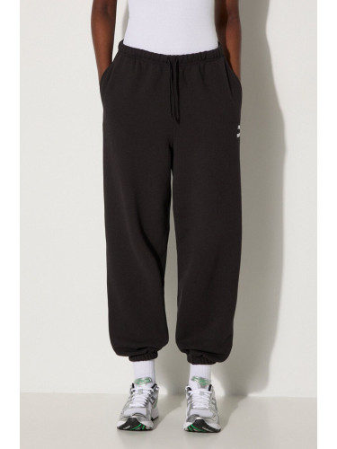 Памучен спортен панталон Puma Better Classics Sweatpants в черно с изчистен дизайн 624234