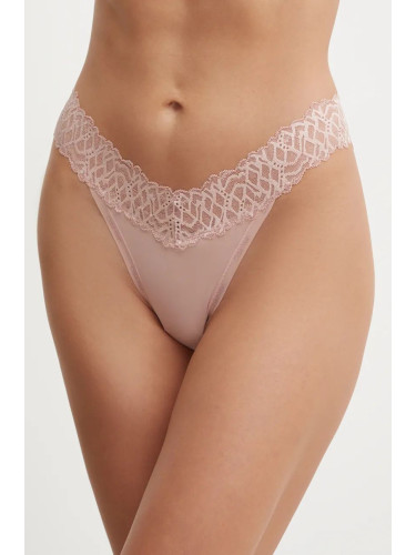 Бикини Calvin Klein Underwear в розово 000QF7838E