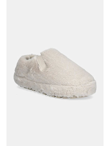 Пантофи Calvin Klein Jeans HOME ANKE SLIPPER WN FUR в бежово YW0YW01596