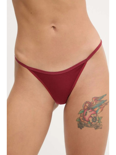 Бикини Calvin Klein Underwear в бордо 000QD5170E