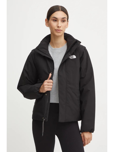 Яке The North Face Padded 2 in 1 Conv Jacket в черно преходен модел NF0A89GXJK31