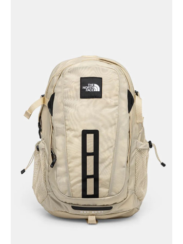 Раница The North Face Hot Shot в бежово голям размер с изчистен дизайн NF0A3KYJ4D51