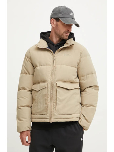 Пухено яке Jack Wolfskin Nordlicht в бежово зимен модел A60040