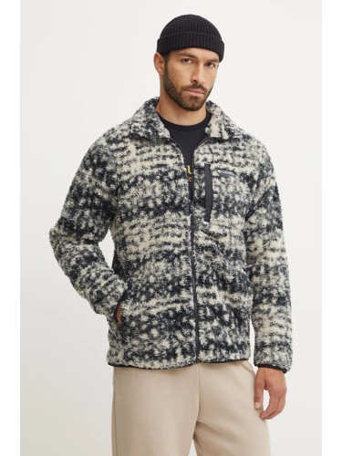 Яке Columbia Winter Pass Printed Fleece в бежово преходен модел с уголемена кройка 2097841