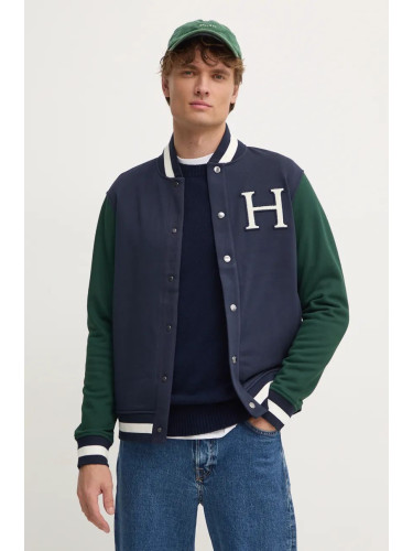 Суичър Hackett London в тъмносиньо с десен HM581281