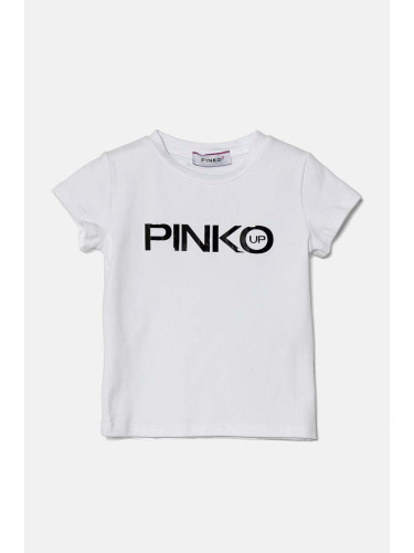 Детска тениска Pinko Up в бяло F4PIBGTH186