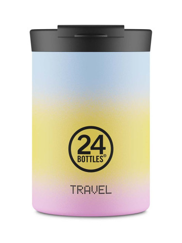 Термочаша 24bottles Travel Tumbler 350ml  Aurora в жълто Travel.Tumb.350.Aurora