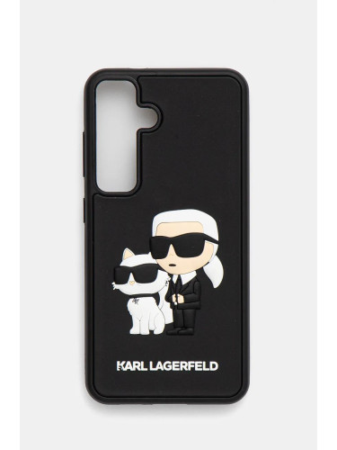 Кейс за телефон Karl Lagerfeld S24 S921 в черно KLHCS24S3DRKCNK