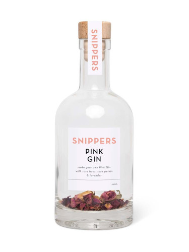 Комплект за овкусяване на алкохол Snippers Botanicals Pink Gin, 350 ml