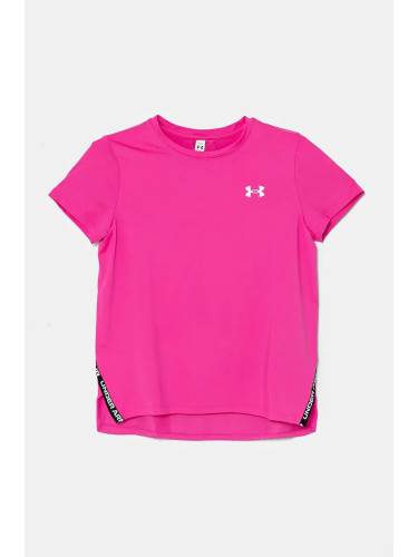 Детска тениска Under Armour Knockout Tee в розово 1383727