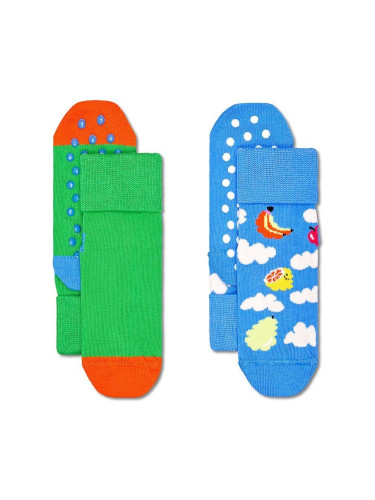 Детски чорапи Happy Socks Kids Antislip 2-Pack Cloudy Fruit Socks (2 чифта) P001487