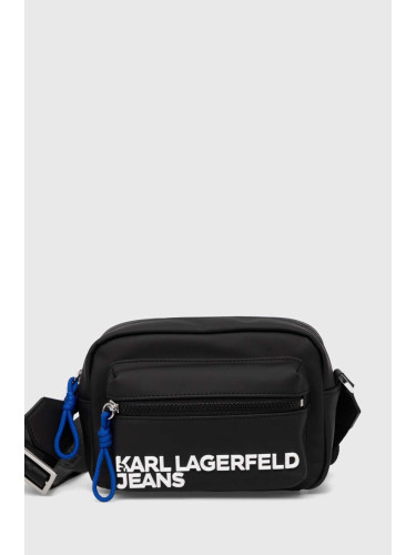 Чанта през рамо Karl Lagerfeld Jeans в черно 245D3028