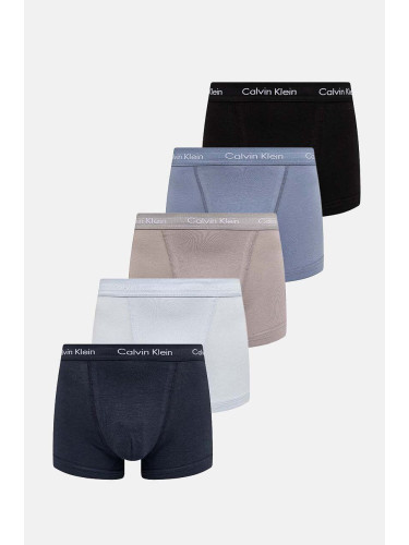 Боксерки Calvin Klein Underwear (5 броя) в синьо