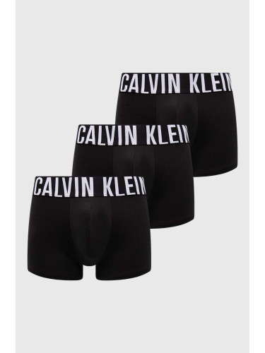 Боксерки Calvin Klein Underwear (3 чифта) в черно 000NB3775A