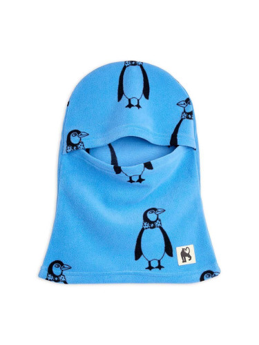 Детска балаклава Mini Rodini Penguin в синьо 1100009560