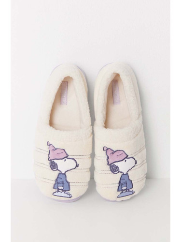 Пантофи women'secret Snoopy в бежово 4998026