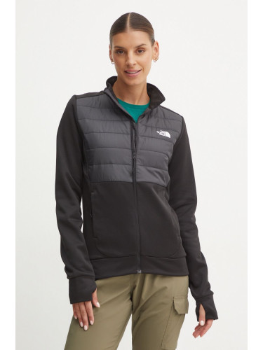 Спортен суичър The North Face Reaxion Hybrid в черно  NF0A8945KT01