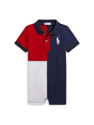 Бебешки памучен къс гащеризон Polo Ralph Lauren 3.20942E+11