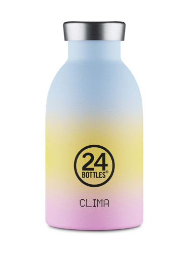 Термобутилка 24bottles Clima Bottle 330ml Aurora в жълто Clima.330.Aurora