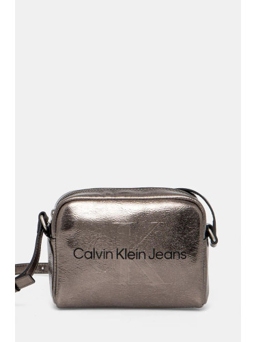 Чанта Calvin Klein Jeans в сребристо K60K612731