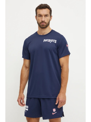 Тениска за трениране Nike New England Patriots в тъмносиньо с принт 02ES-044P-8K-K0Z