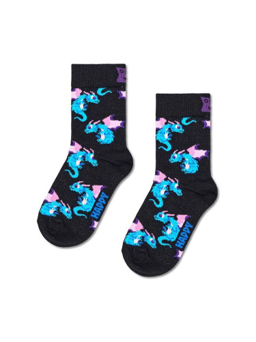 Детски чорапи Happy Socks Kids Anime Dragon Sock в тъмносиньо P001446